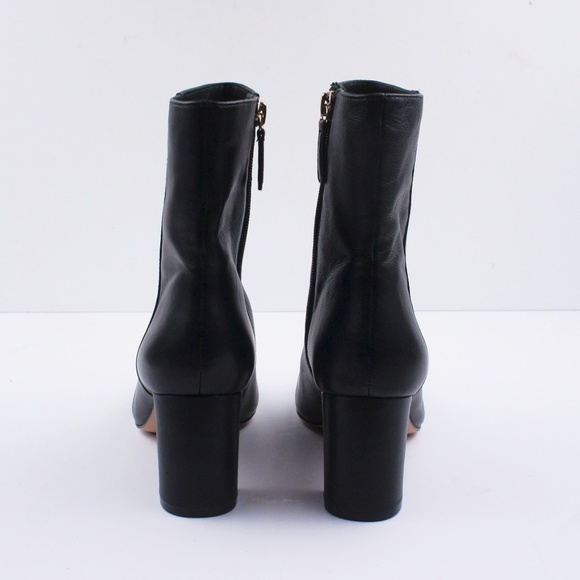 New JCREW Pointed-toe Sadie Boots Black Leather - Picture 5 of 5